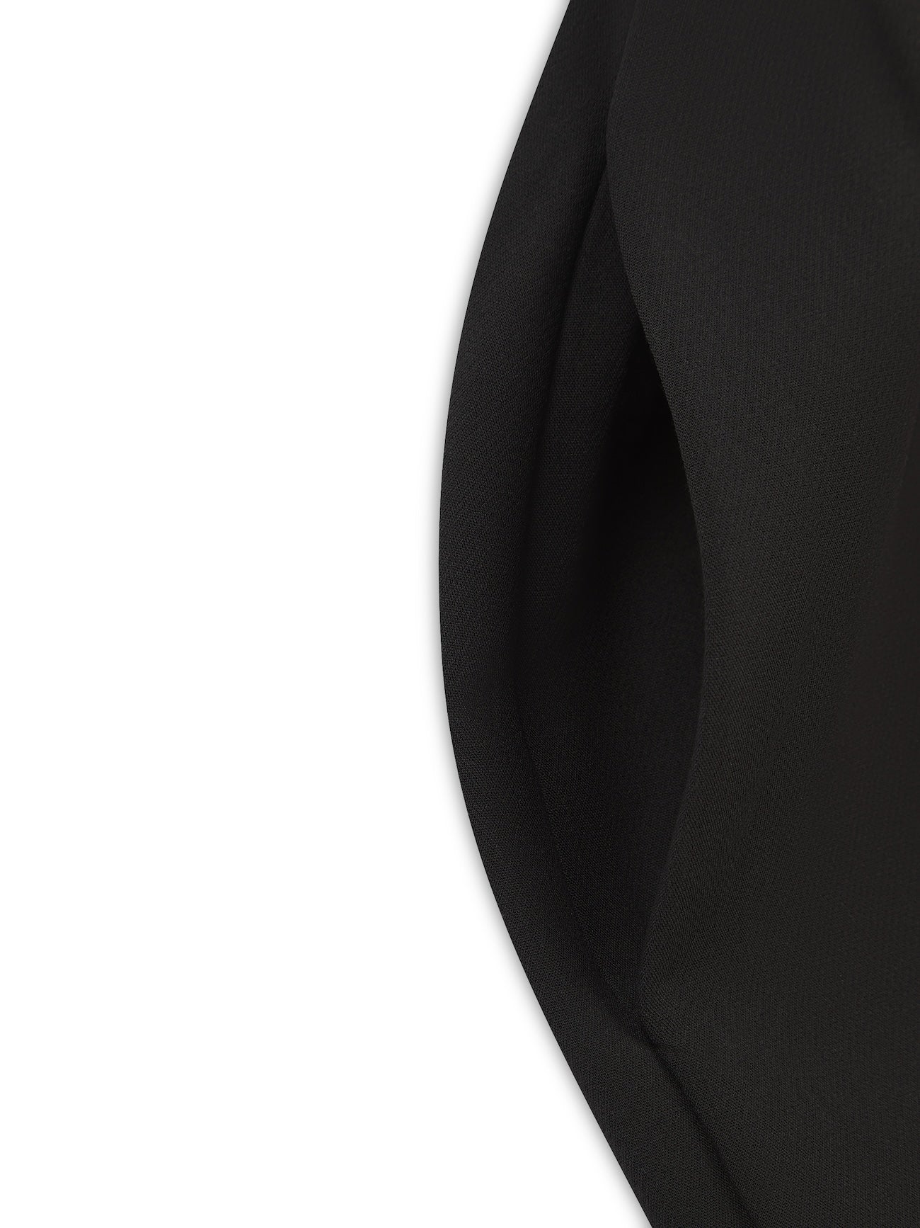 'MARILYN' EXAGGERATED SQUARE BANDEAU BUTTON DETAIL MIDI DRESS BLACK - Image 11