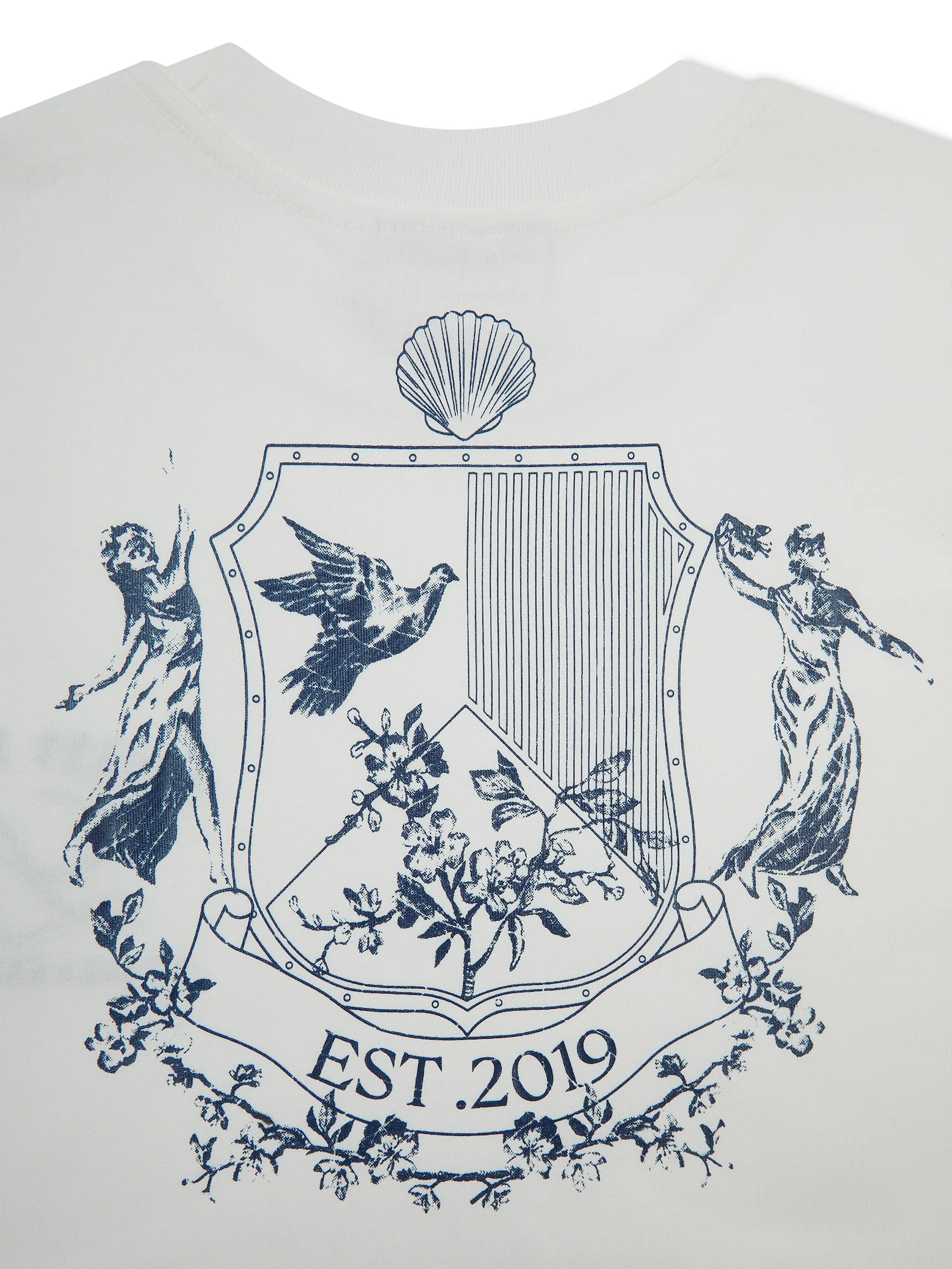 L.A-S VARSITY OVERSIZED T-SHIRT WHITE - Image 8