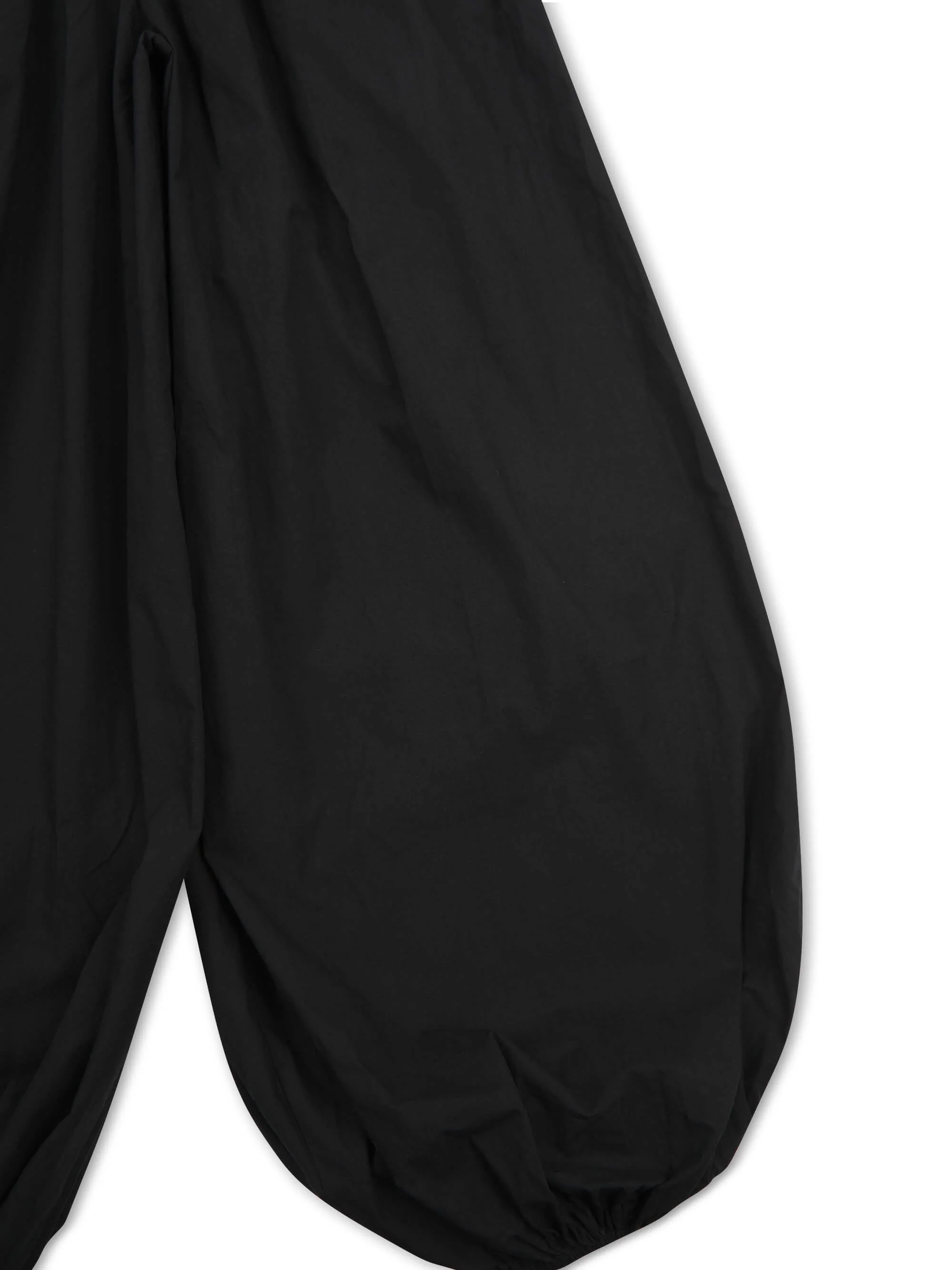 'OFF CAMPUS' SHIRRED BODICE BALLOON LEG JUMPSUIT BLACK - Image 8