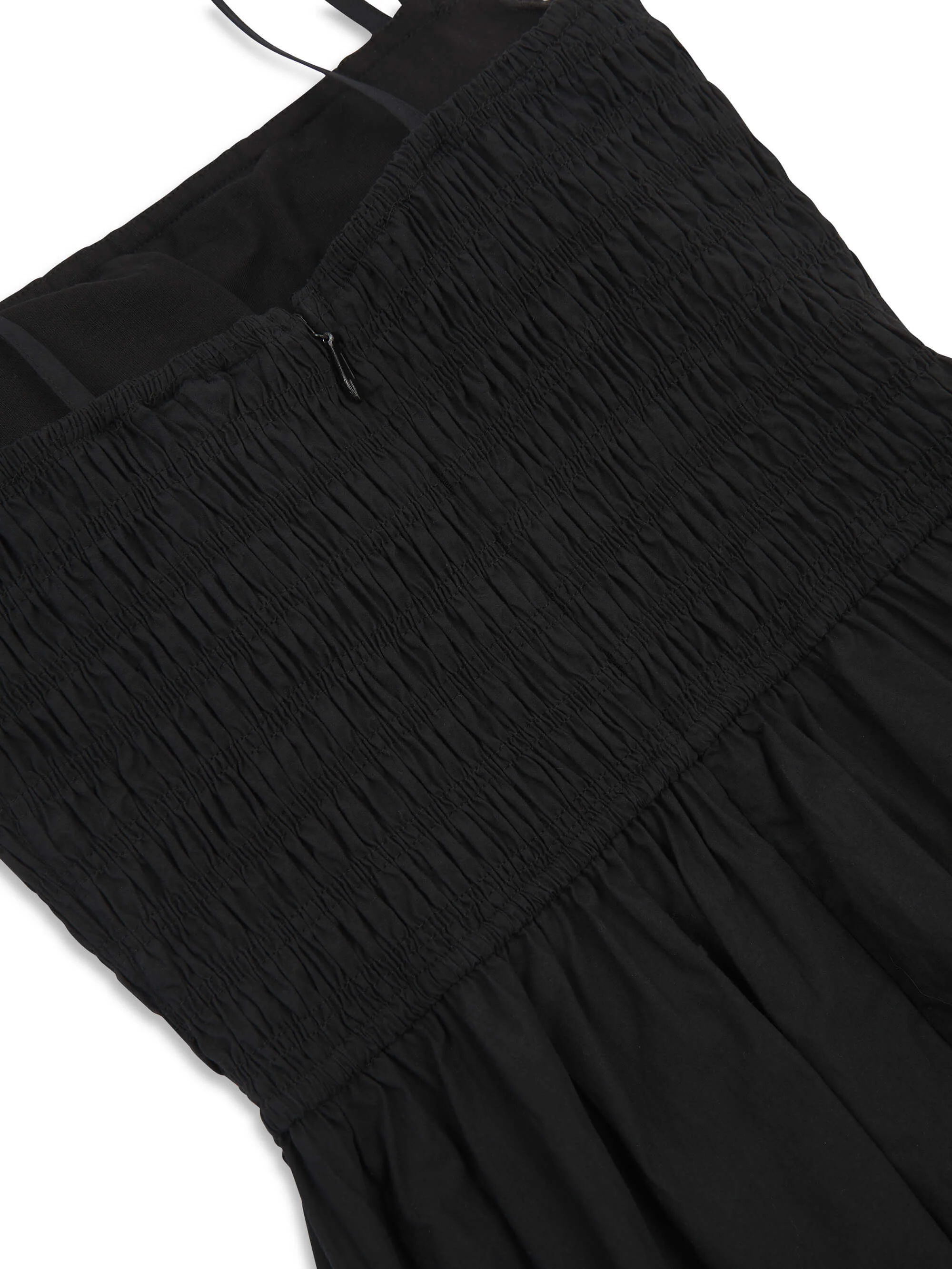 'OFF CAMPUS' SHIRRED BODICE BALLOON LEG JUMPSUIT BLACK - Image 9